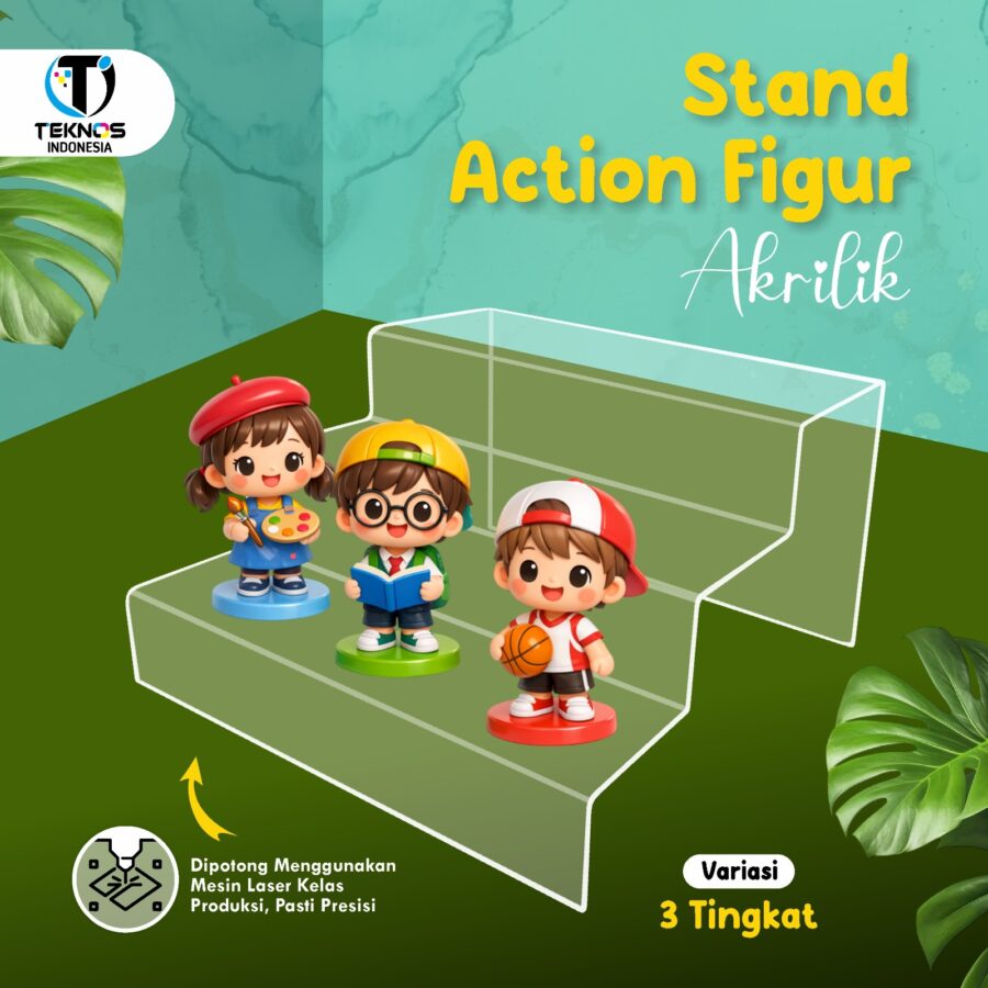 Stand Action Figur / Hantaran Nikah Akrilik