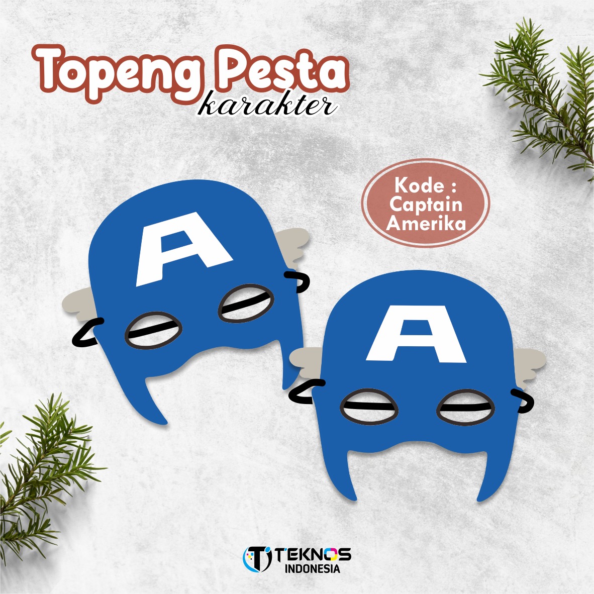 TOPENG PESTA ANAK KARAKTER- TOPENG PESTA ANAK KARAKTER READY STOK - Gambar 3