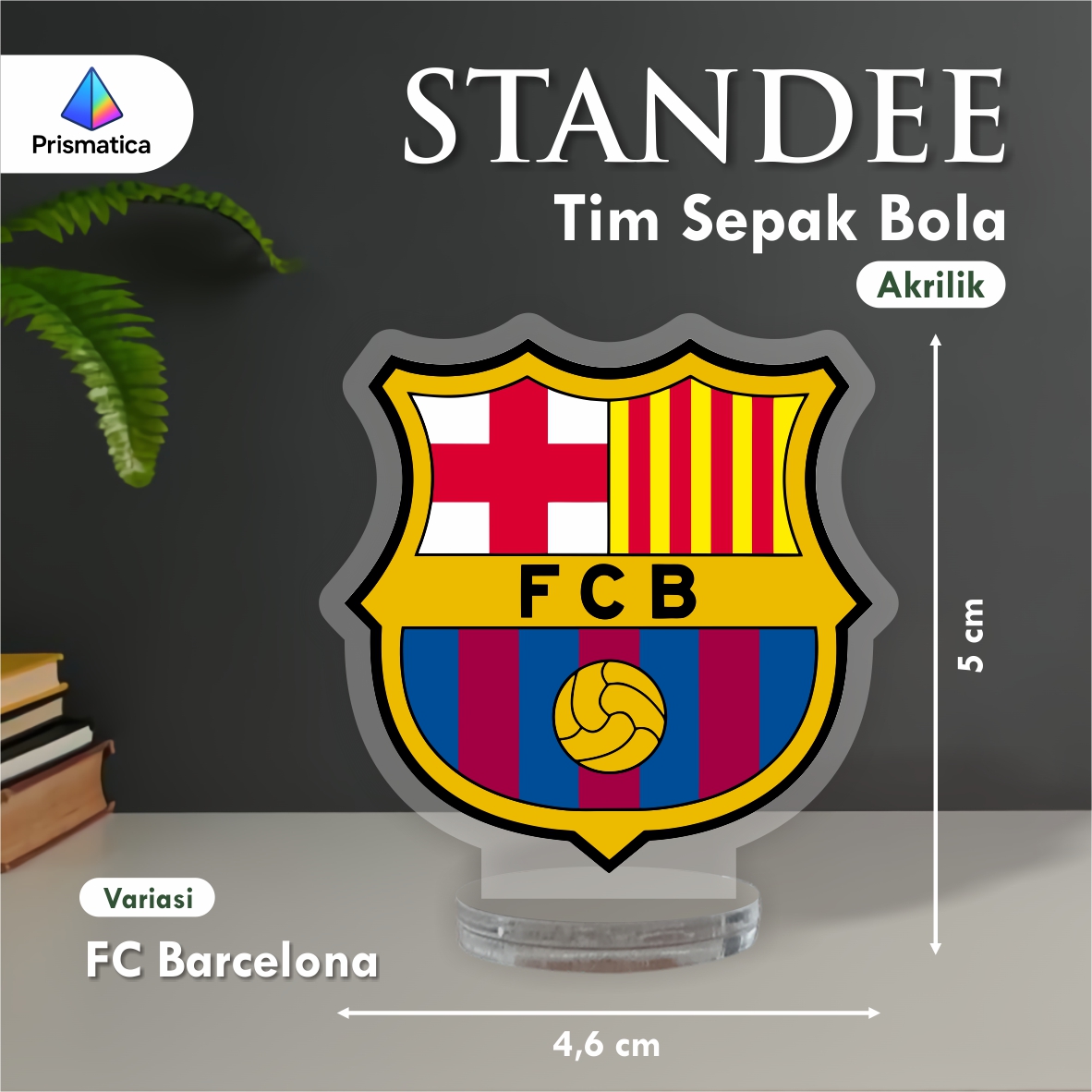 Standee Acrylic Klub Bola Untuk Pajangan Meja, Koleksi Penggemar - Gambar 2