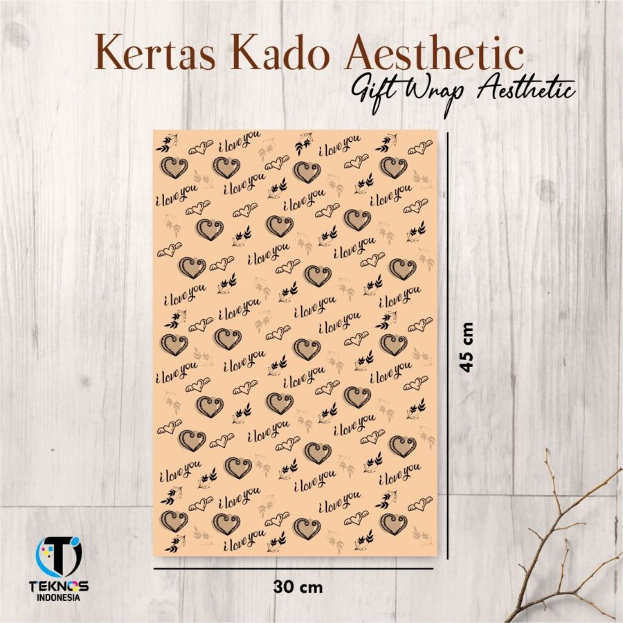 KERTAS KADO KRAFT - KERTAS KADO KRAFT AESTHETIC