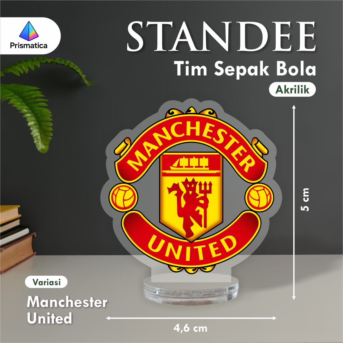 Standee Acrylic Klub Bola Untuk Pajangan Meja, Koleksi Penggemar - Gambar 3