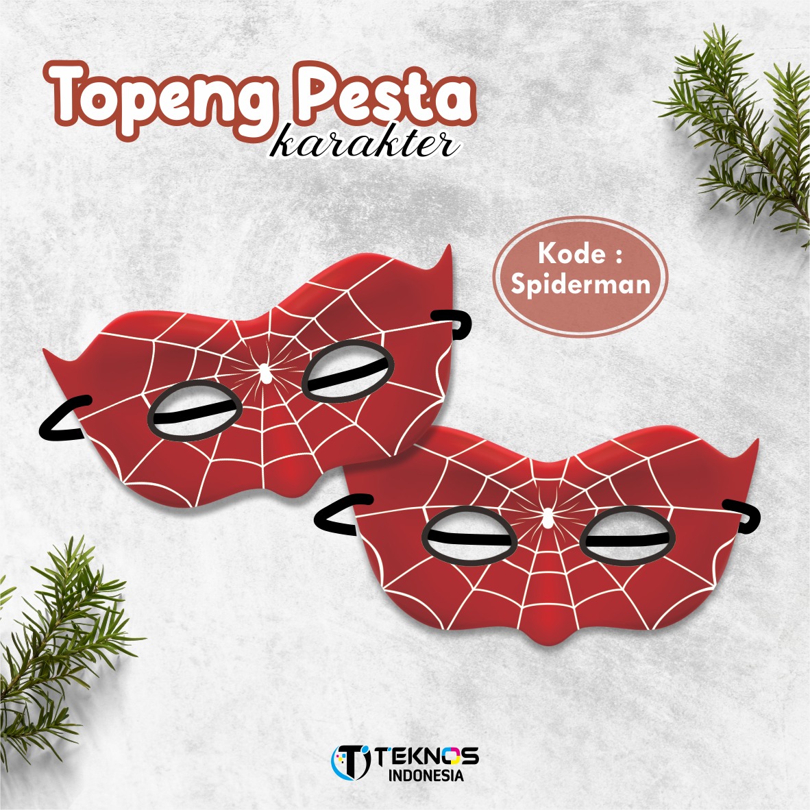 TOPENG PESTA ANAK KARAKTER- TOPENG PESTA ANAK KARAKTER READY STOK - Gambar 4