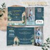 UNDANGAN PERNIKAHAN ELEGANT CUSTOM FOTO - WEDDING INVITATION AESTHETIC LUXURY THREE SPECIAL LANDSCAPE - TSL 36