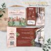 UNDANGAN PERNIKAHAN ELEGANT CUSTOM FOTO - WEDDING INVITATION AESTHETIC LUXURY THREE SPECIAL LANDSCAPE - TSL 37