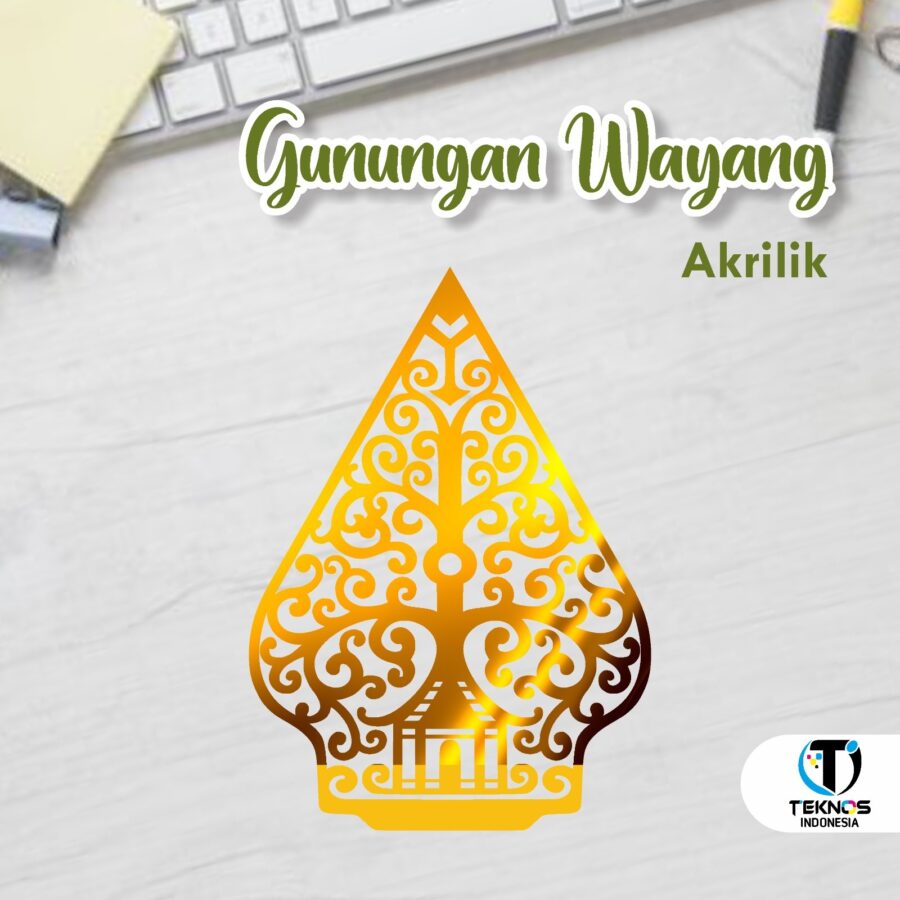gunungan wayang - gunungan wayang akrilik- dekor mahar- gunungan wayang hiasan mahar