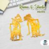 wayang Rama & Sinta - dekor mahar -  wayang Rama & Sinta dekor mahar - uk 10