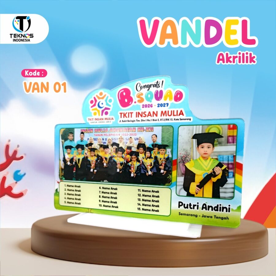 Vandel Akrilik - vandel custom foto