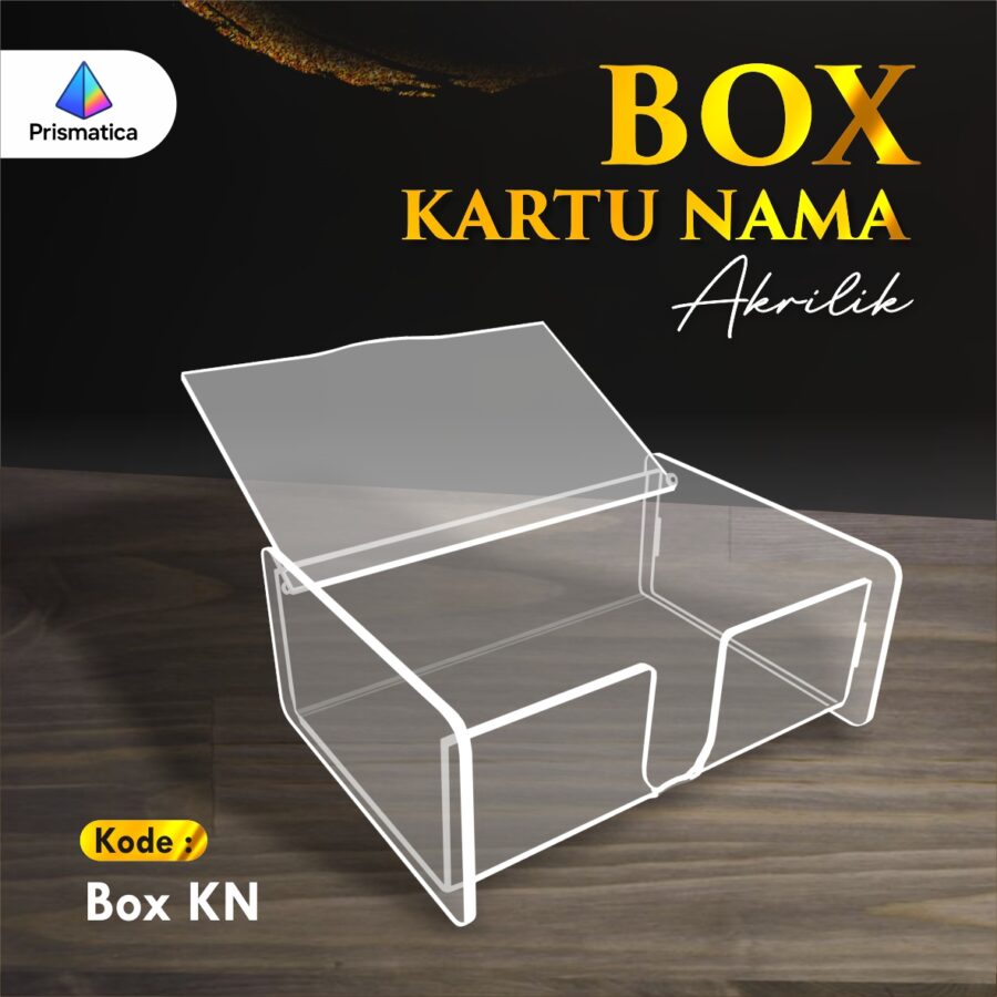 Box Kartu Nama Akrilik - Box Kartu Nama Akrilik Ready Stok