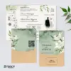 UNDANGAN PERNIKAHAN AMPLOP AESTHETIC - UNDANGAN NIKAH SERIES KASIH AMPLOP MINI - Kasih 06