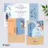 UNDANGAN PERNIKAHAN AMPLOP AESTHETIC - UNDANGAN NIKAH SERIES KASIH AMPLOP MINI - Kasih 11