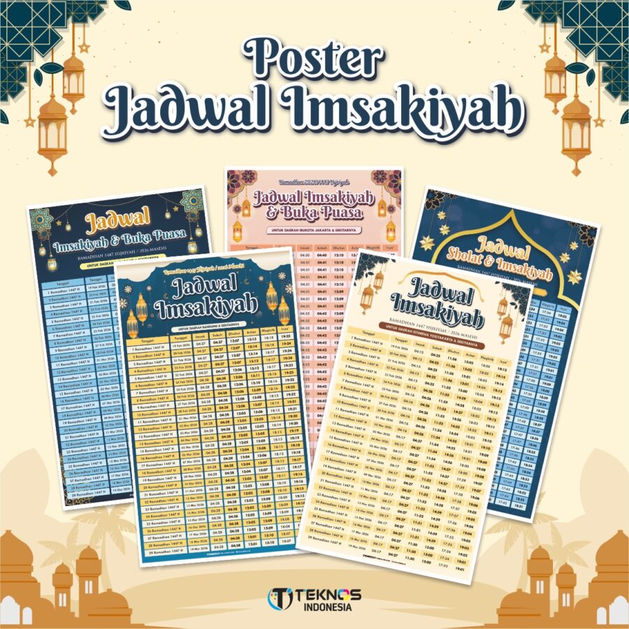 Poster Jadwal Imsakiyah - poster jadwal puasa - jadwal imsakiyah