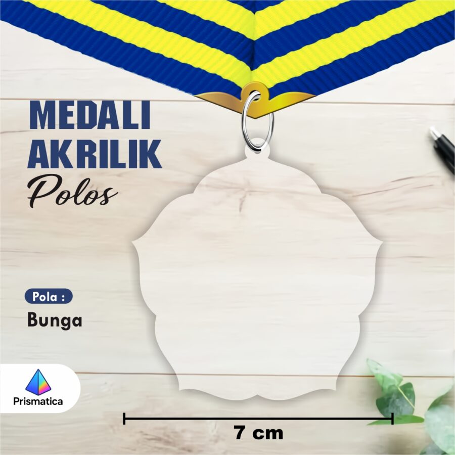 Medali Polos - medali akrilik polos - medali akrilik