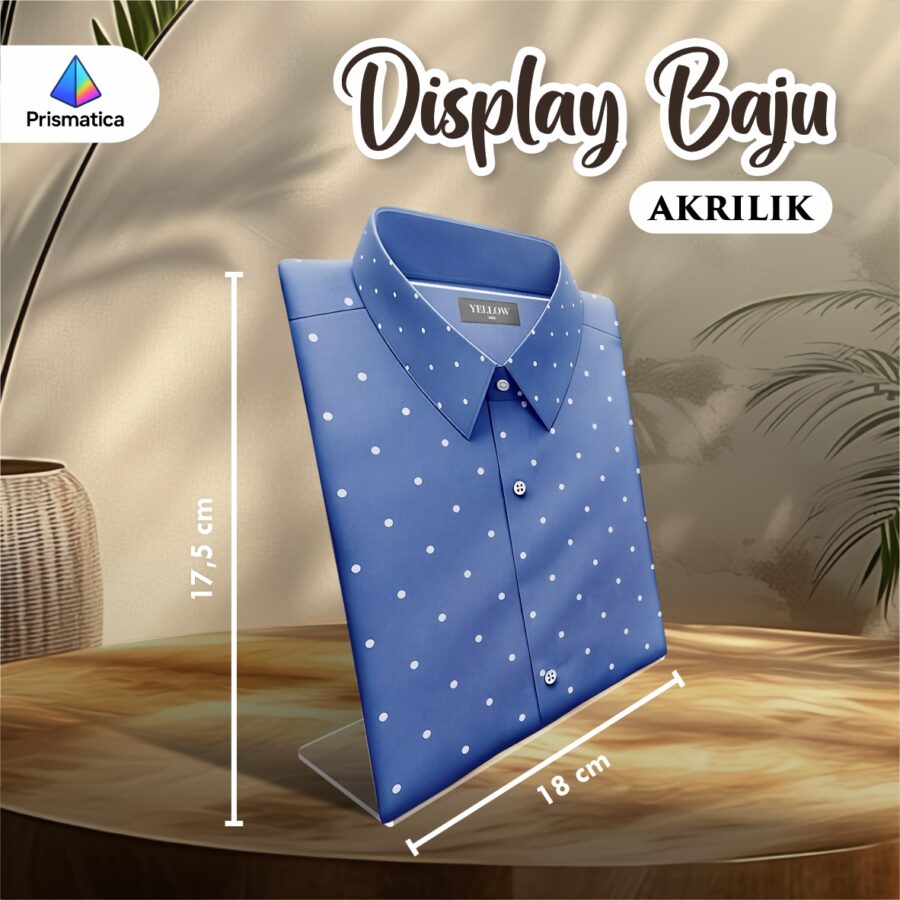 Display Baju Akrilik - display baju - penyangga baju - display baju seserahan mahar